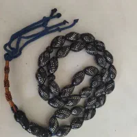 تسبیح یسر نقره کوب 35دانه اصل