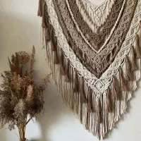 مکرومه بافی ، دیوارکوب ، پرده