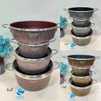 سرویس قابلمه تابه هلنا آبکش لگن تعویض کهنه با نو