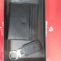 ست کیف پول و جا کلیدی نوین چرم