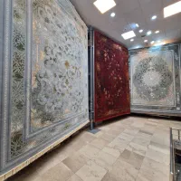 فرش ترکمنی اکرولیک ۹ متری لاکی روناسی نگار