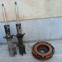 یک جفت کمک جلو پراید همراه با دیسک صحفه جلو