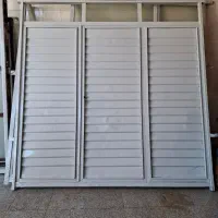 درب آهنی حیاط به اندازه ۲/۵۰ در ۲/۵۰