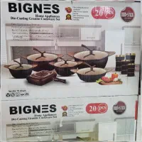 سرویس قابلمه مارک BIGENS فرانسوی تابه رژیمی چُدن