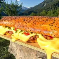 ساندویچ قارچ و گوشت