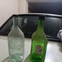دو عدد شیشه جای آبلیمو و ابغوره