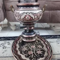 سماور مسی قلمکاری
