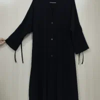 مانتو تابستانی زنانه کاملا مشکی