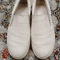 کفش چرم طبی سفید سایزش 40