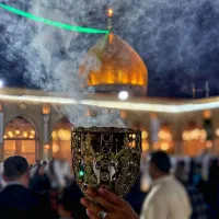 زیارت معنوی با ارامش در حرم مقدس