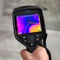 لوله بازکنی نشت یابی تشخیص ترکیدگی دوربین حرارتی