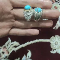 انگشتر و زنجیر نقره 925