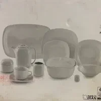 سرویس ۹۸ پارچه آکبند جهیزیه چینی زرین