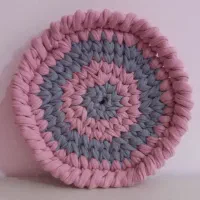 زیر قابلمه ای تریکو بافی