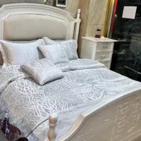 روتختی مخمل ژاکارد دونفره ۸ تیکه سوپر لوکس فرانسه