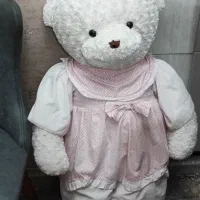 عروسک خرسی مارک دار یک متری