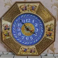 ساعت دیواری منبت کاری
