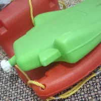 عروسک گربه بزرگ با تاب بچه گانه