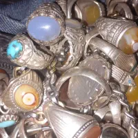 حدود ۱کیلو انگشتر نقره