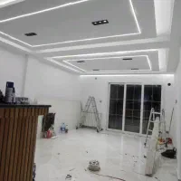 کناف کاری طراحی رایگان میخ و چاشنی و دستک از تیرچه