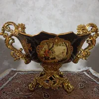 ۲ عددظرفهای پذیرایی اصل طلا کوب