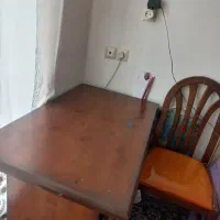 میز و صندلی چوبی