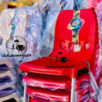 میز وصندلی پلاستیکی مدل الی پایه فلزی فست فود جگری