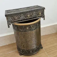 سطل و جای دستمال آنتیک