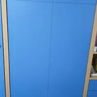 تخت و کمد ویترین شرکتی کمجا چوب
