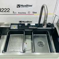 سینک ظرفشویی پیانوئی «آبشاری» سایز مختلف