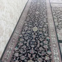 فرش کناره سرمه ای