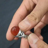 انگشتر عقیق سرخ