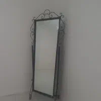 آینه بزرگ قدی فرفوژه متحرک مشکی