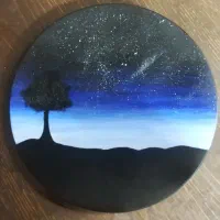 سفال نقاشی شده ی چشمک