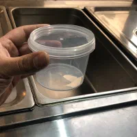 ظرف یکبار مصرف شفاف مایکروویوی طب پلاستیک
