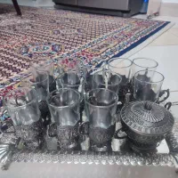 استکان و قندان پیوتر
