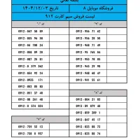 سیمکارت همراه اول 0912 رند اقساطی