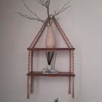 شلف و دیوار کوب مکرومه