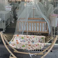 گهواره سنتی ننو  سیسمونی تخت کنار مادر مدل سیما