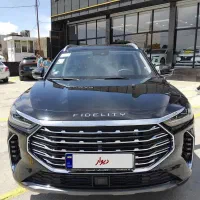 فیدلیتی پرستیژ7نفره مشکی تریم طوسی 1405