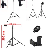 سه پایه موبایل Tشو با هولدر موبایلی و شاتر بلوتوث