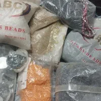 مهره نگین اتریشی منجوق شیشه ای درجه یک نخ سر دوز