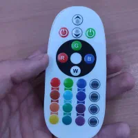 ریسه ال ای دی ریسه RGB هفت رنگ فول کالر 13 متری