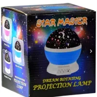 چراغ خواب کهکشانی ماه و ستاره چرخشی srar master