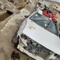 پراید سفید تصادفی مدل ۸۸|خودرو سواری و وانت|الیگودرز, |دیوار