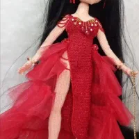 عروسک باربی بافتنی