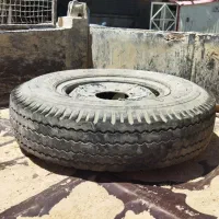 لاستیک جلو نیسان با رینگ و نوار تیوب 6 م