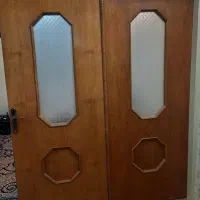 ۴لنگه درب چوبی