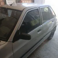 پراید نقره ای مدل ۸۷.