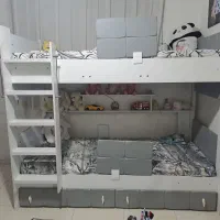 تخت ۲طبقه سالم ومحکم بدون شکستگی